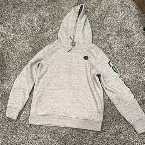 Carhartt Gray Pullover Sweater with Hood